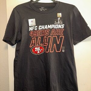 NFL Black 49ers NFC Champions Short Sleeve Tee
